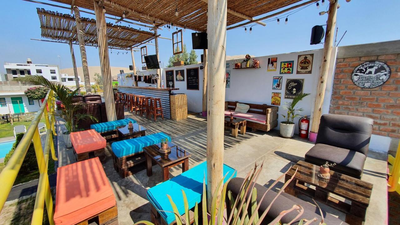 The Upcycled Hostel Huacachina Ica Eksteriør bilde