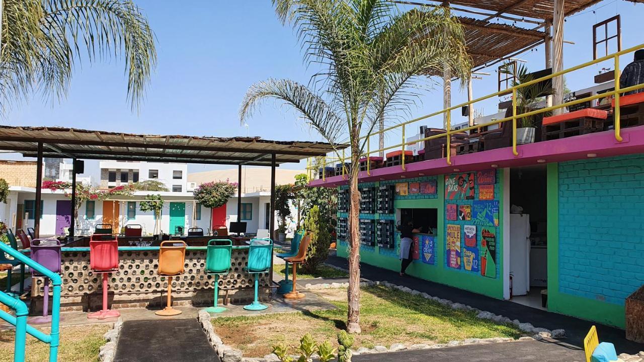 The Upcycled Hostel Huacachina Ica Eksteriør bilde