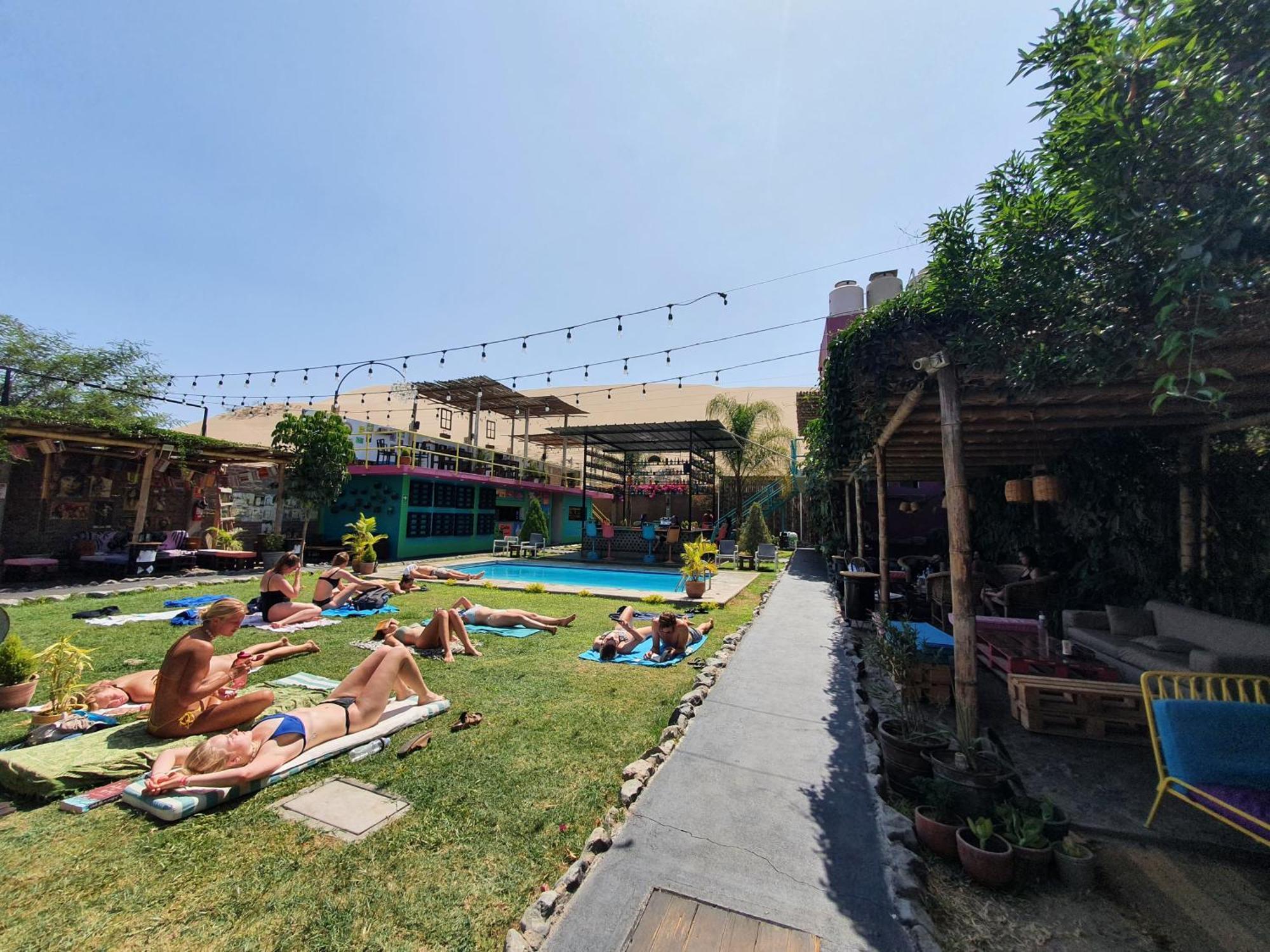 The Upcycled Hostel Huacachina Ica Eksteriør bilde
