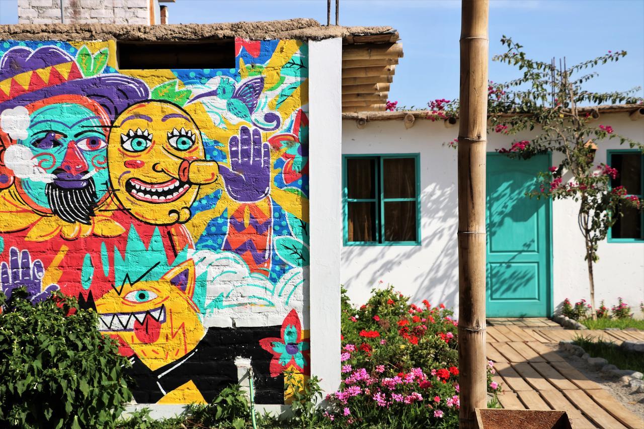 The Upcycled Hostel Huacachina Ica Eksteriør bilde