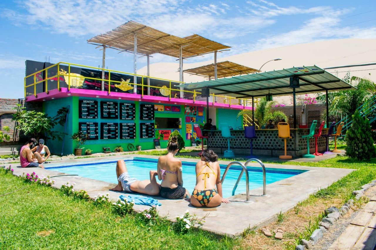 The Upcycled Hostel Huacachina Ica Eksteriør bilde